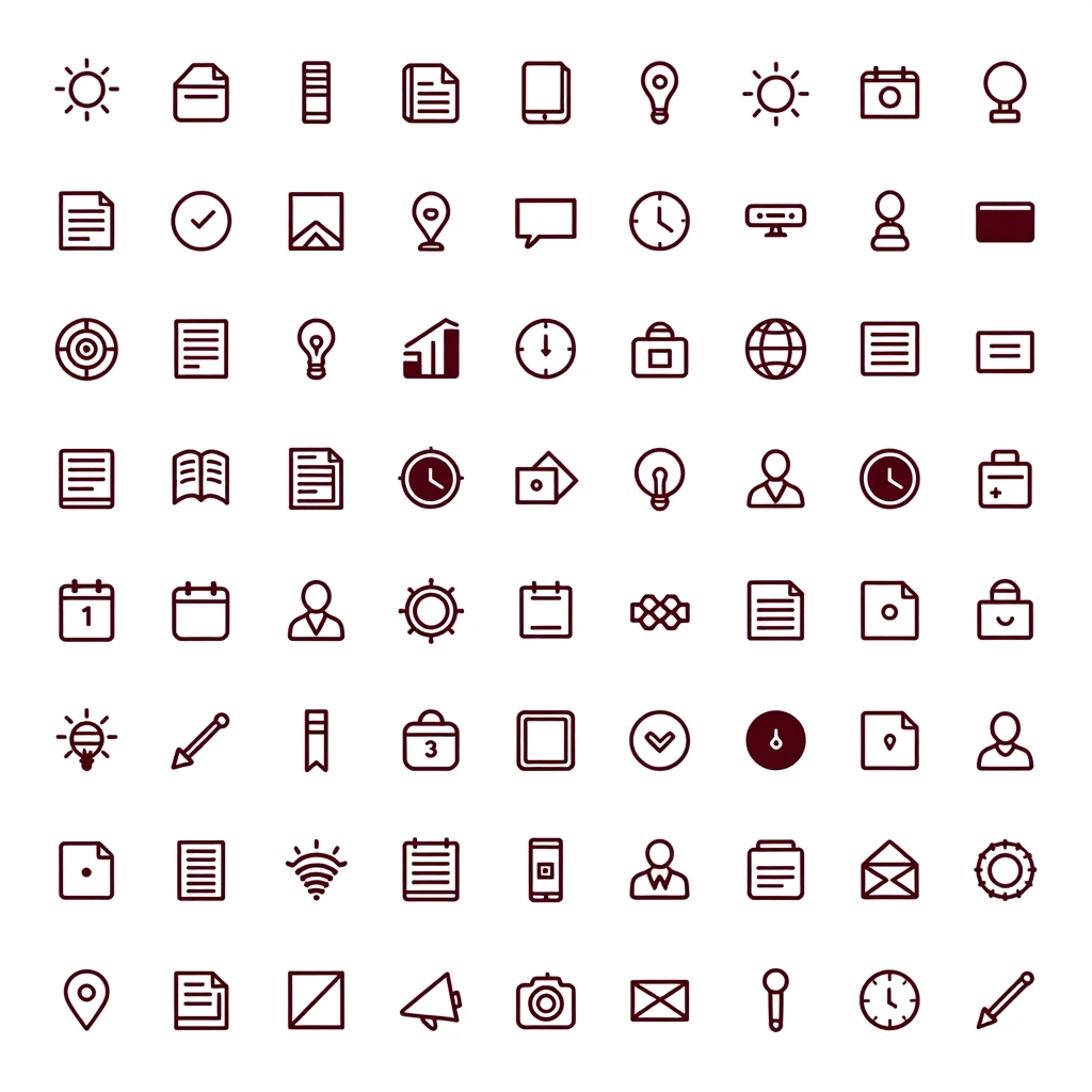 Icon Pack Creative Set
