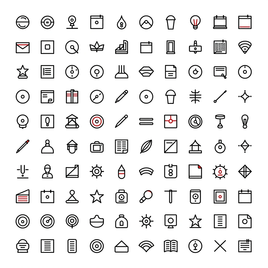 Icon Pack Creative Set