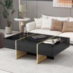 Rectangular Coffee Table – Sleek & Functional Living Room Centerpiece 1