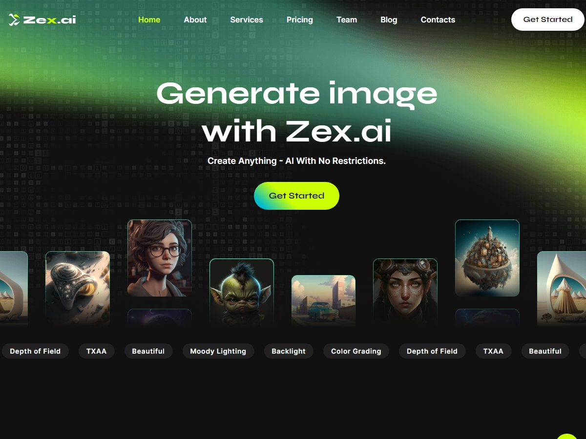 screenshot Zex